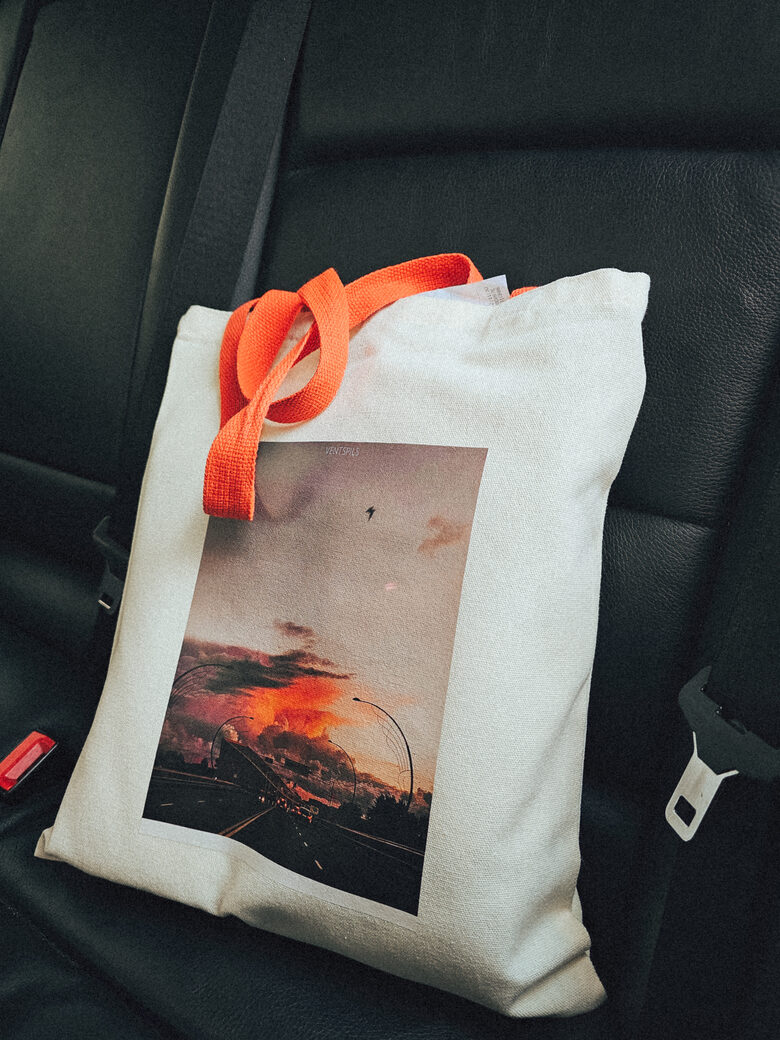 Auduma maisiņš - Ventspils tilts | M izmēra