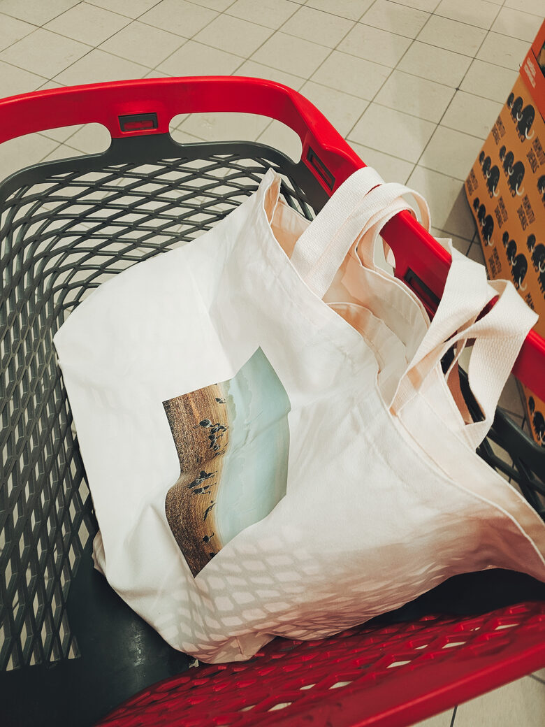 Auduma maisiņš - Dzērves | XL